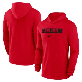 Men's Dri-fit Team Issue Hooded Long Sleeve T-Shirt