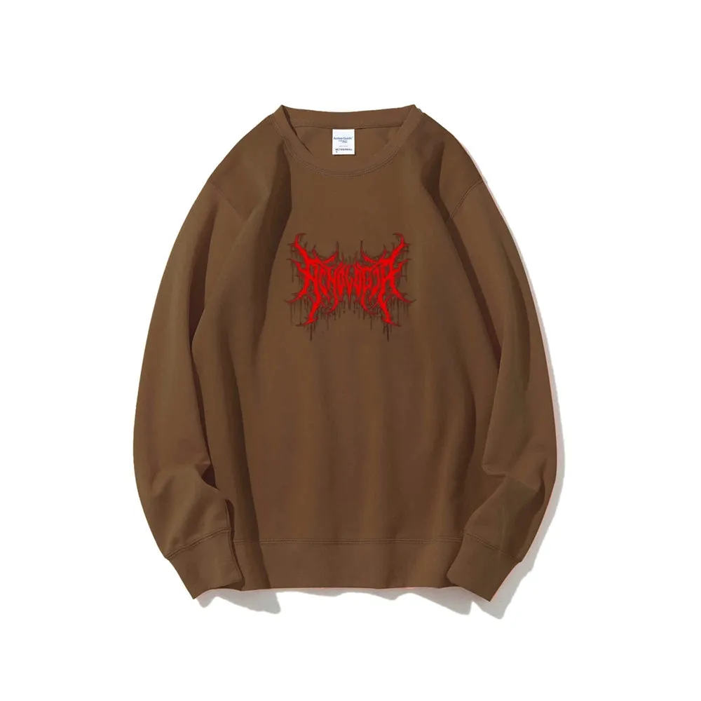 Mens Red Graphic Sweatshirts