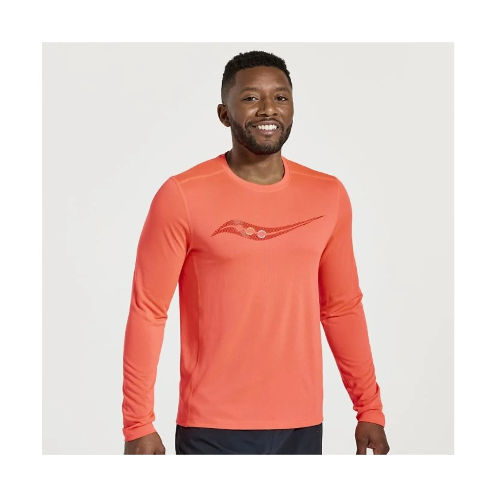 Men's Saucony Stopwatch Long Sleeve T-Shirt