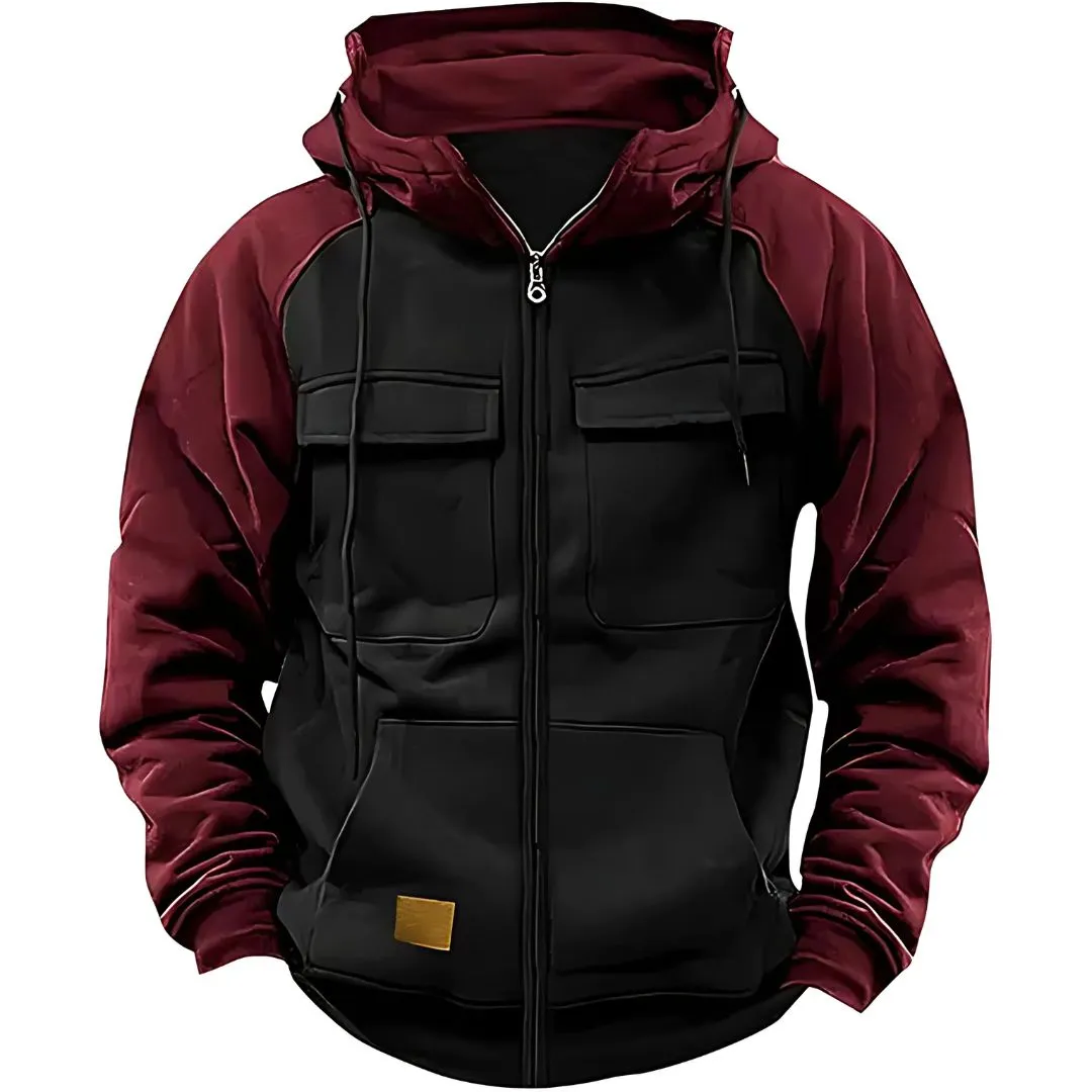 Men's Tactical Fleece Hoodie Jacket