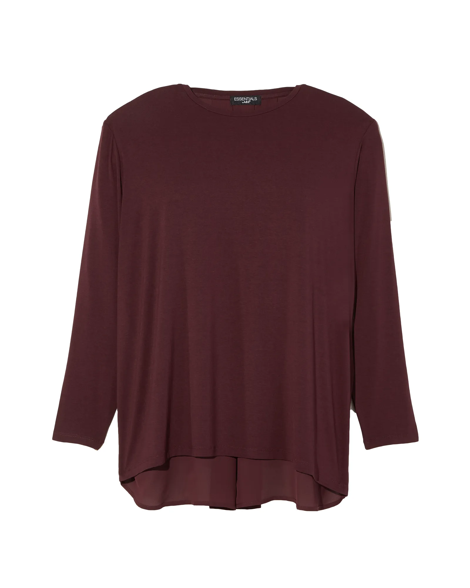 Mia Long Sleeve Tee | Burgundy