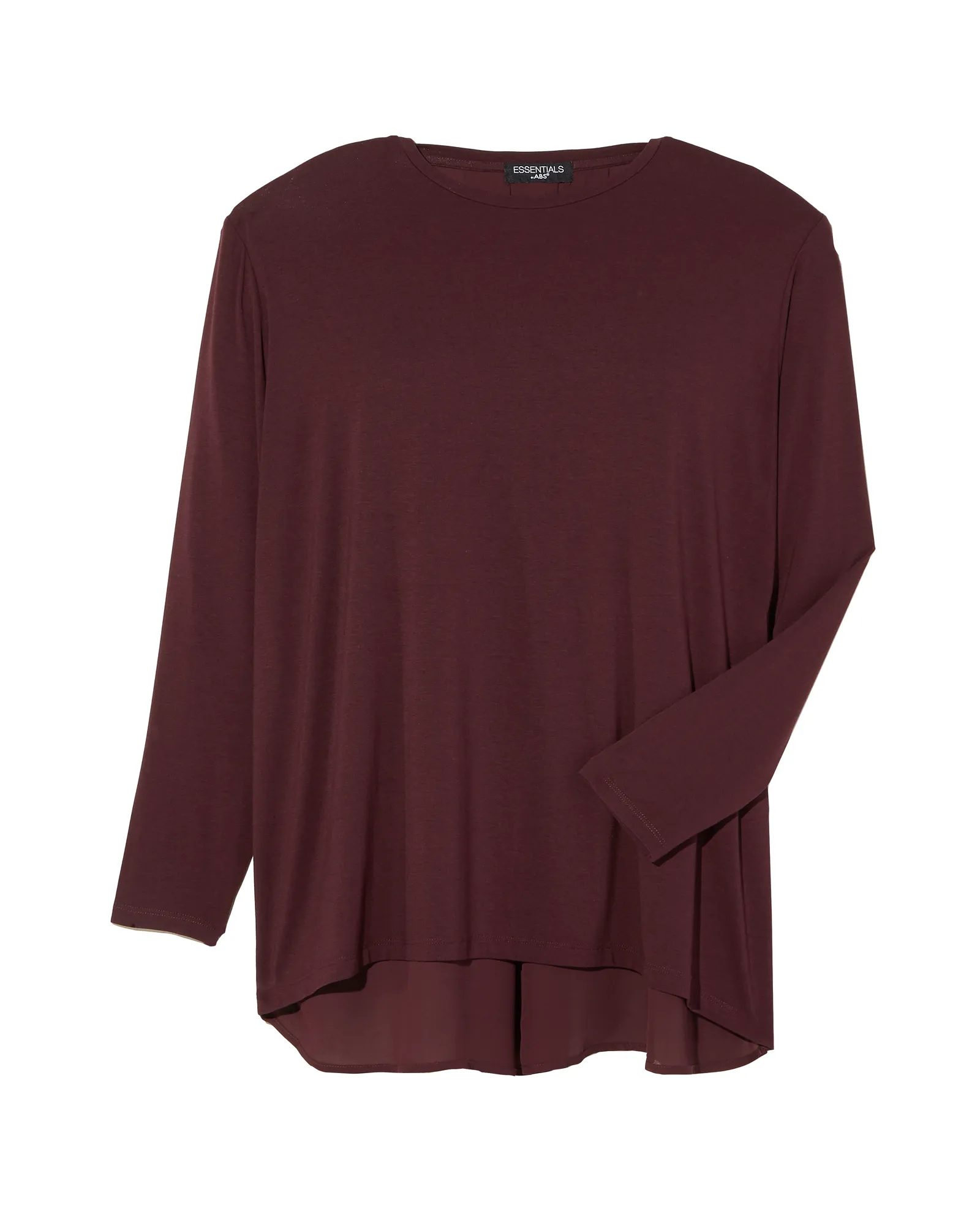 Mia Long Sleeve Tee | Burgundy