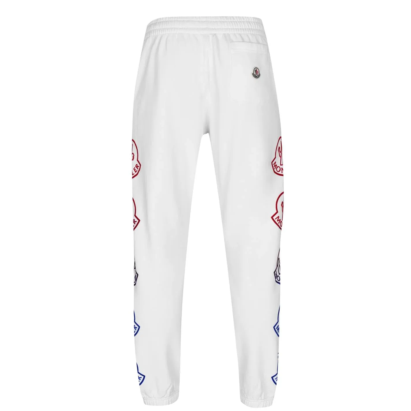 Moncler White Side Logo Sweatpants