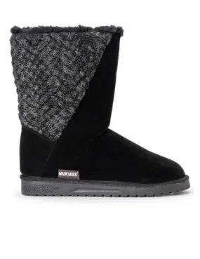 Muk Luks women's Long Boots Black warm