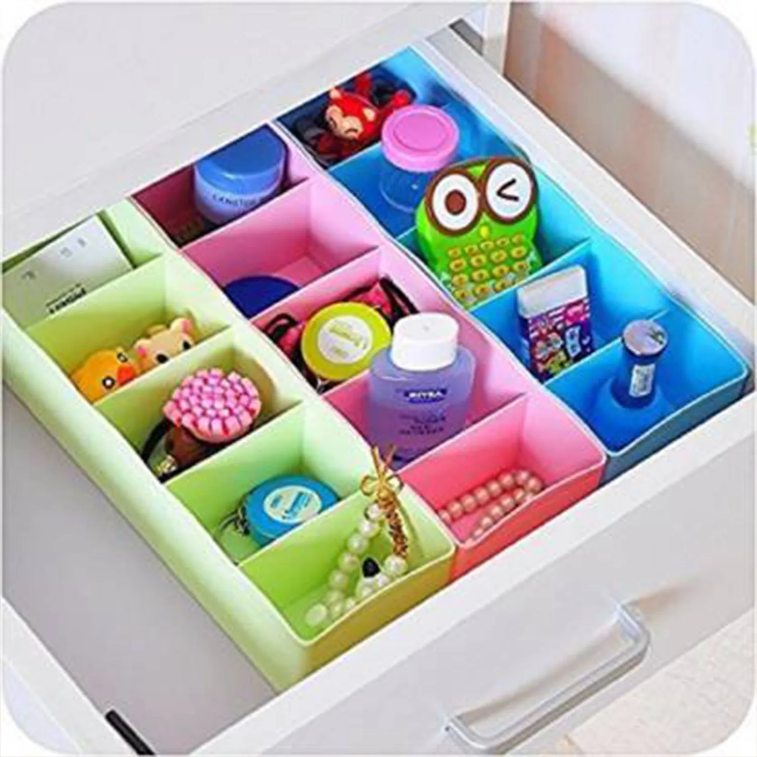 Multi-Function Drawer Organizer Box Set for Clothing (4 Pc)