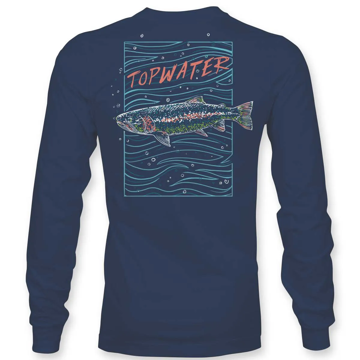 Neon Fish - 18778 Long Sleeve Navy