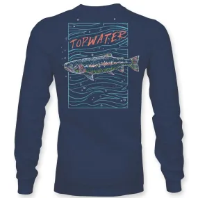 Neon Fish - 18778 Long Sleeve Navy