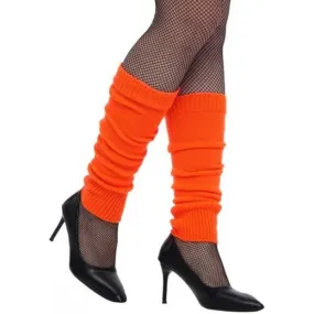 Neon Leg Warmers Orange