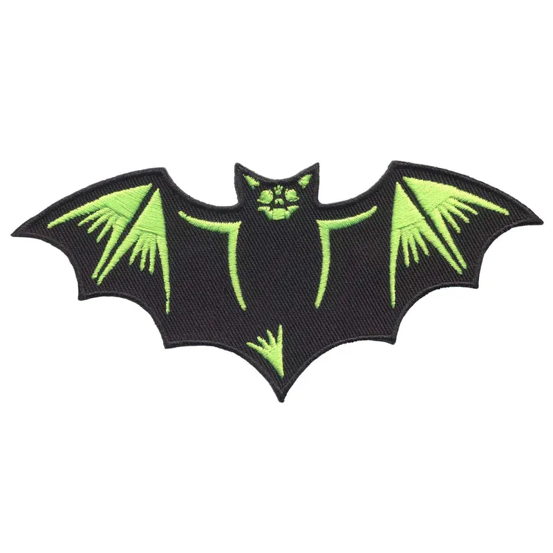 Nokturnal Bats Patch Set - Black & Green