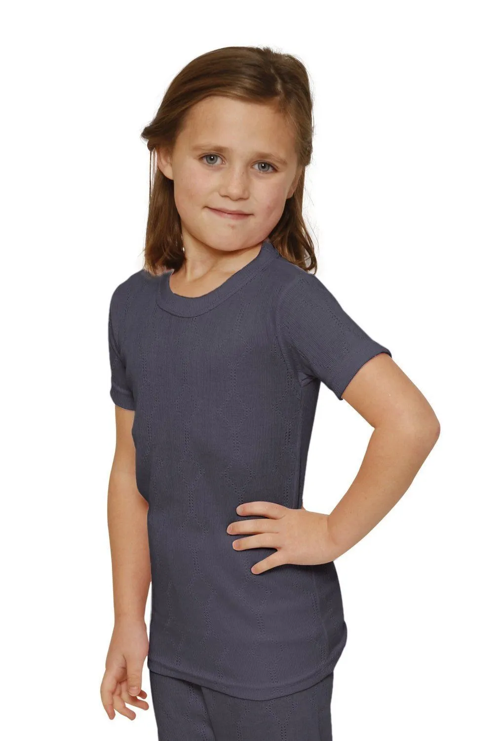 Octave® Girls Thermal Underwear Short-Sleeved Vest