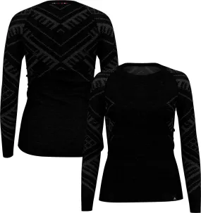 ODLO Women's Natural  Kinship Extra Warm Long Sleeve Crew Base Layer {O-196121}