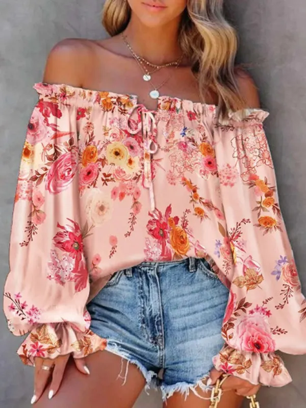 Paisley Off The Shoulder Top