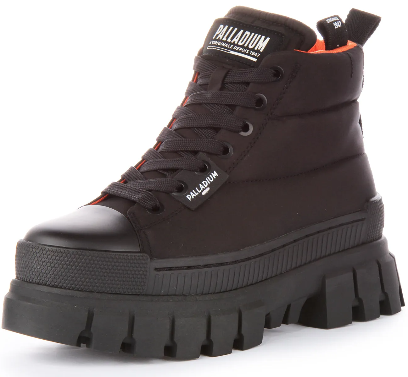 Palladium Revolt Overcush Platforms In Black For Women