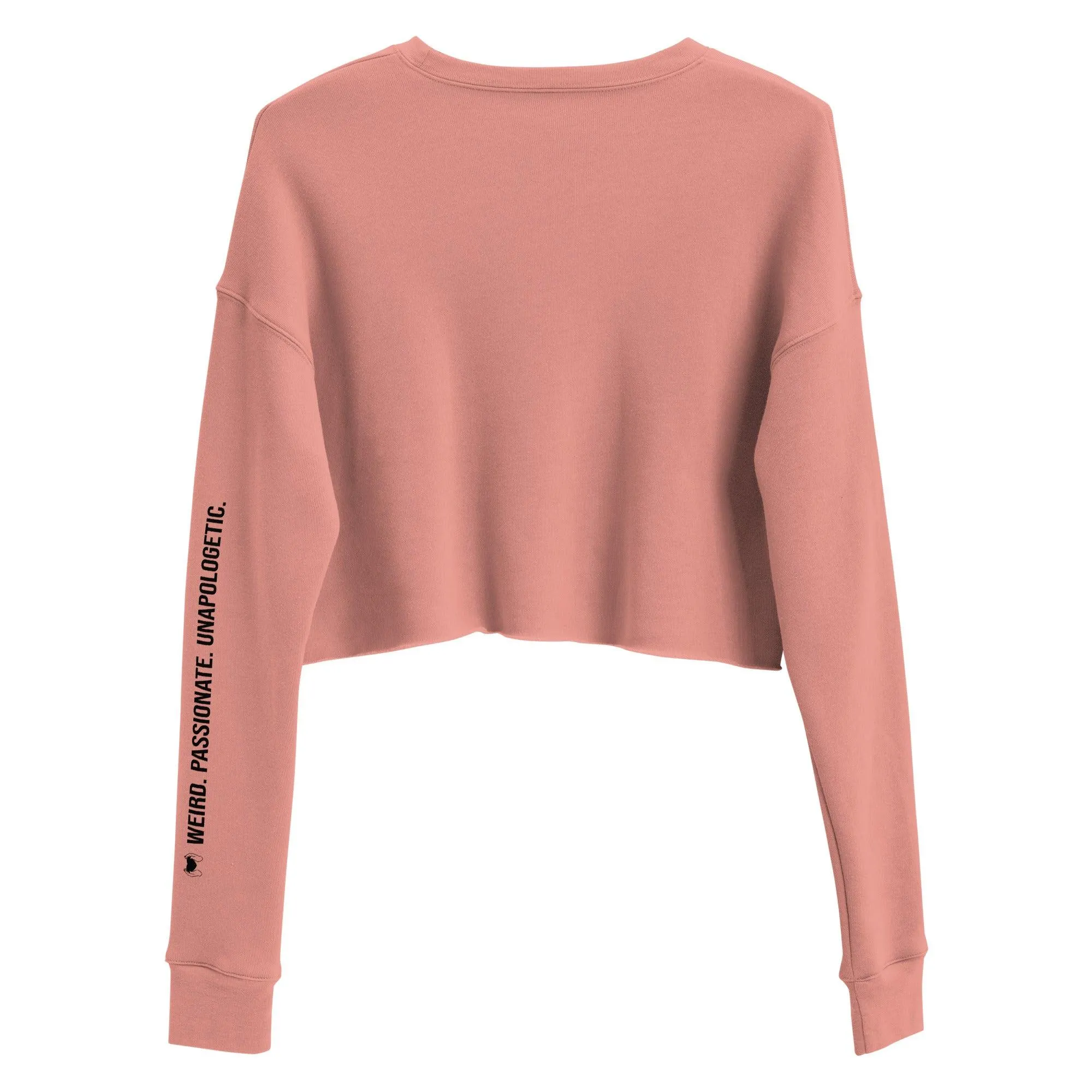 Personalize it! Crop Sweatshirt Purr-fectly Single