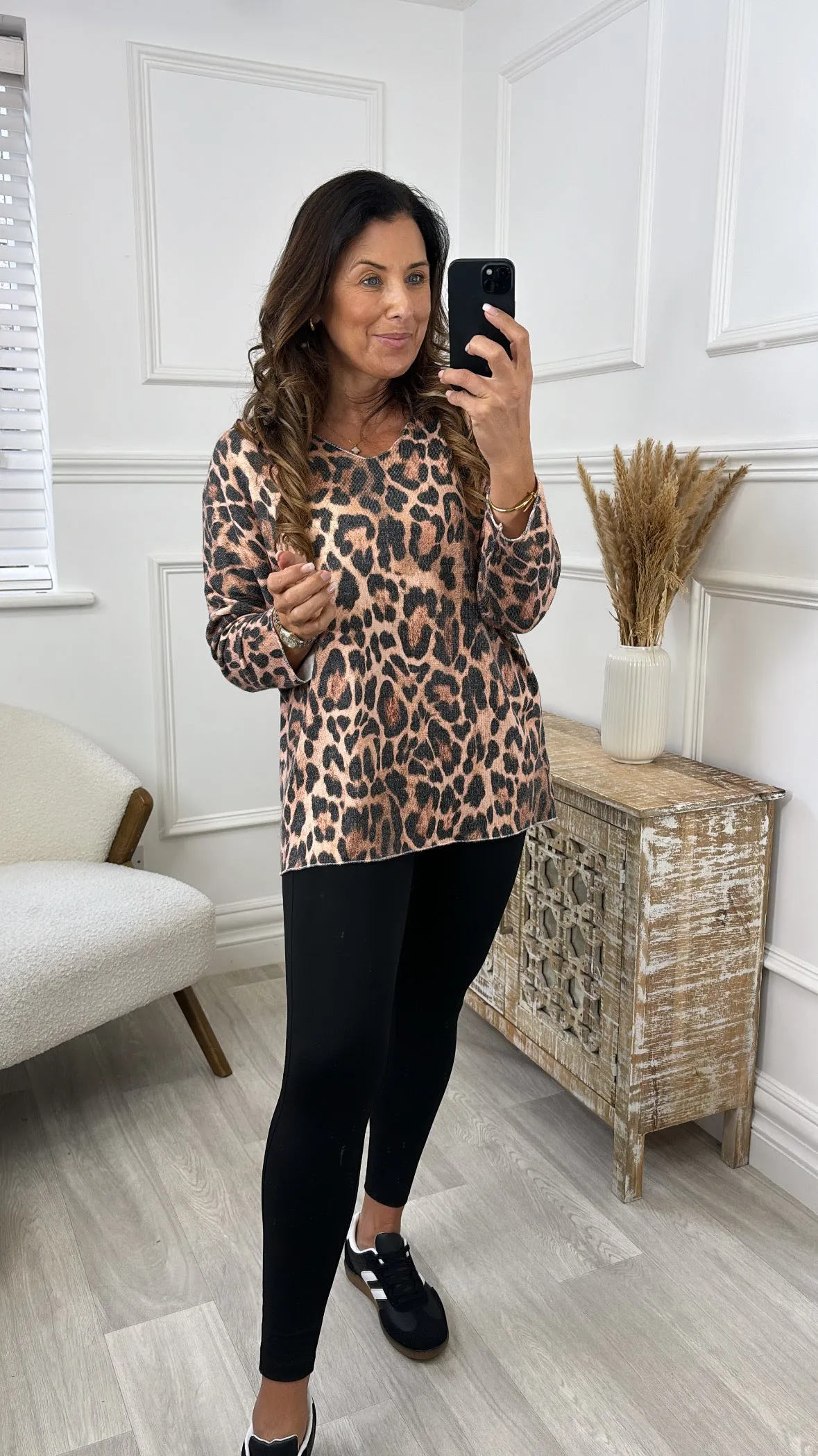 Phillipa Brown Leopard Print Top