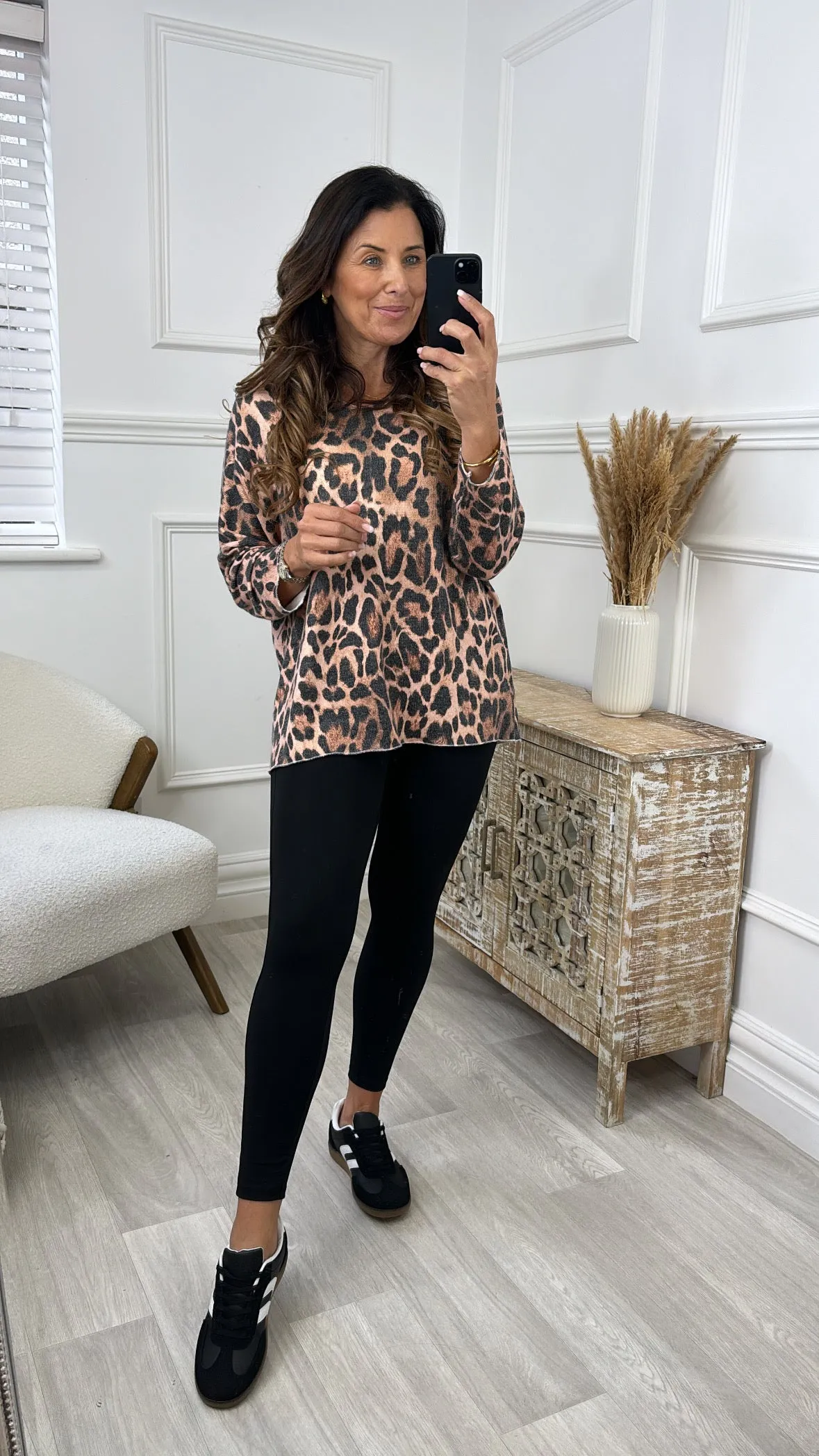 Phillipa Brown Leopard Print Top