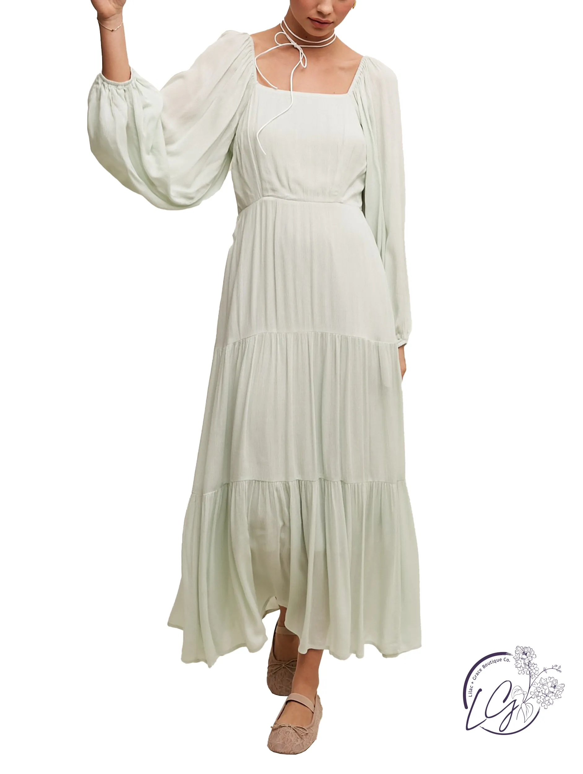 Playing The Field Tiered Maxi Dress