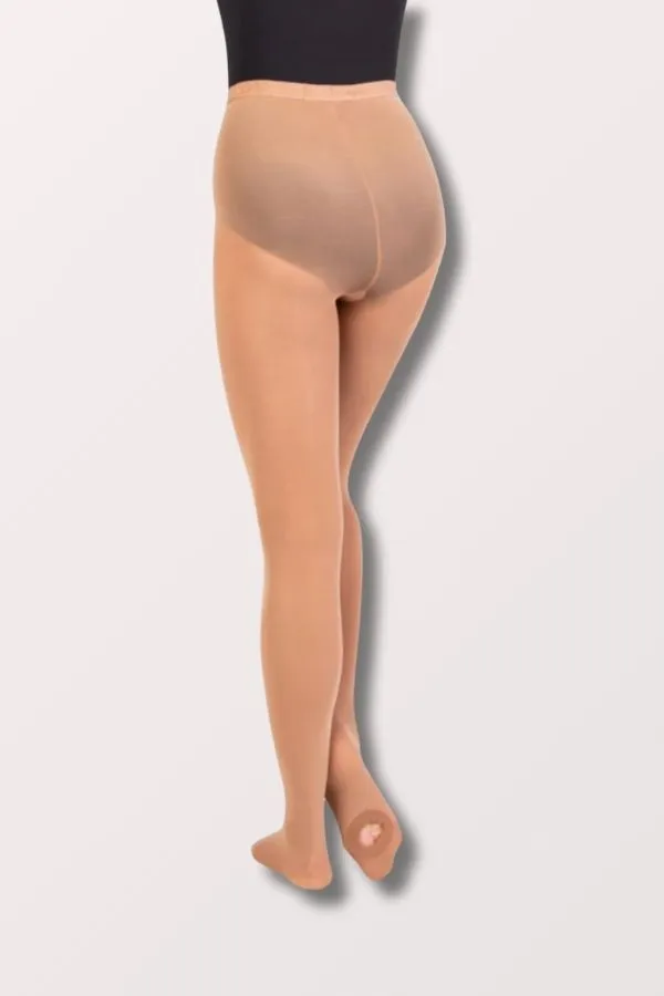 Plus Size TotalSTRETCH Convertible Dance Tights (A31X) - Suntan