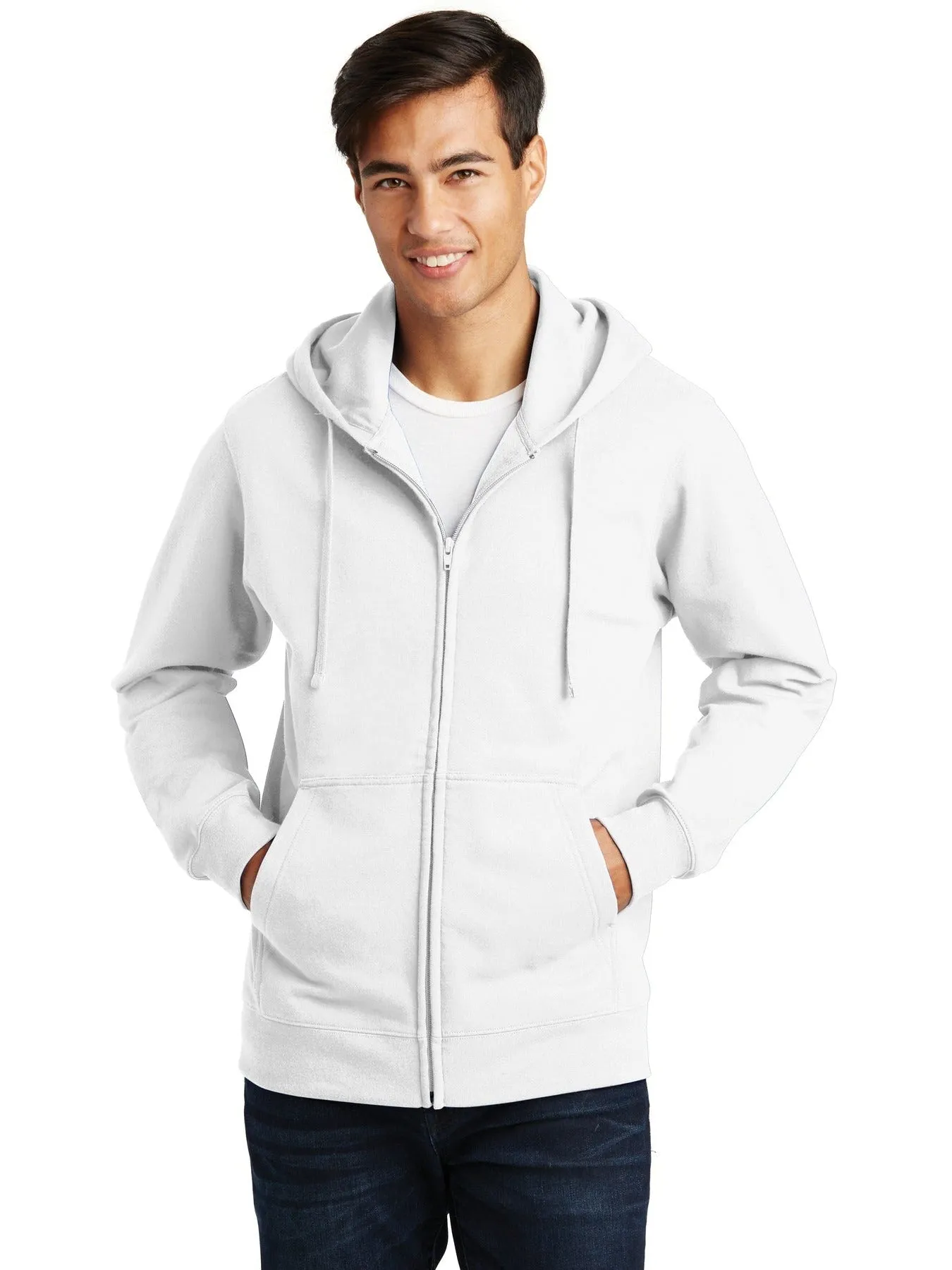 Port & Company Fan Favorite Fleece Full-Zip Hooded Sweatshirt