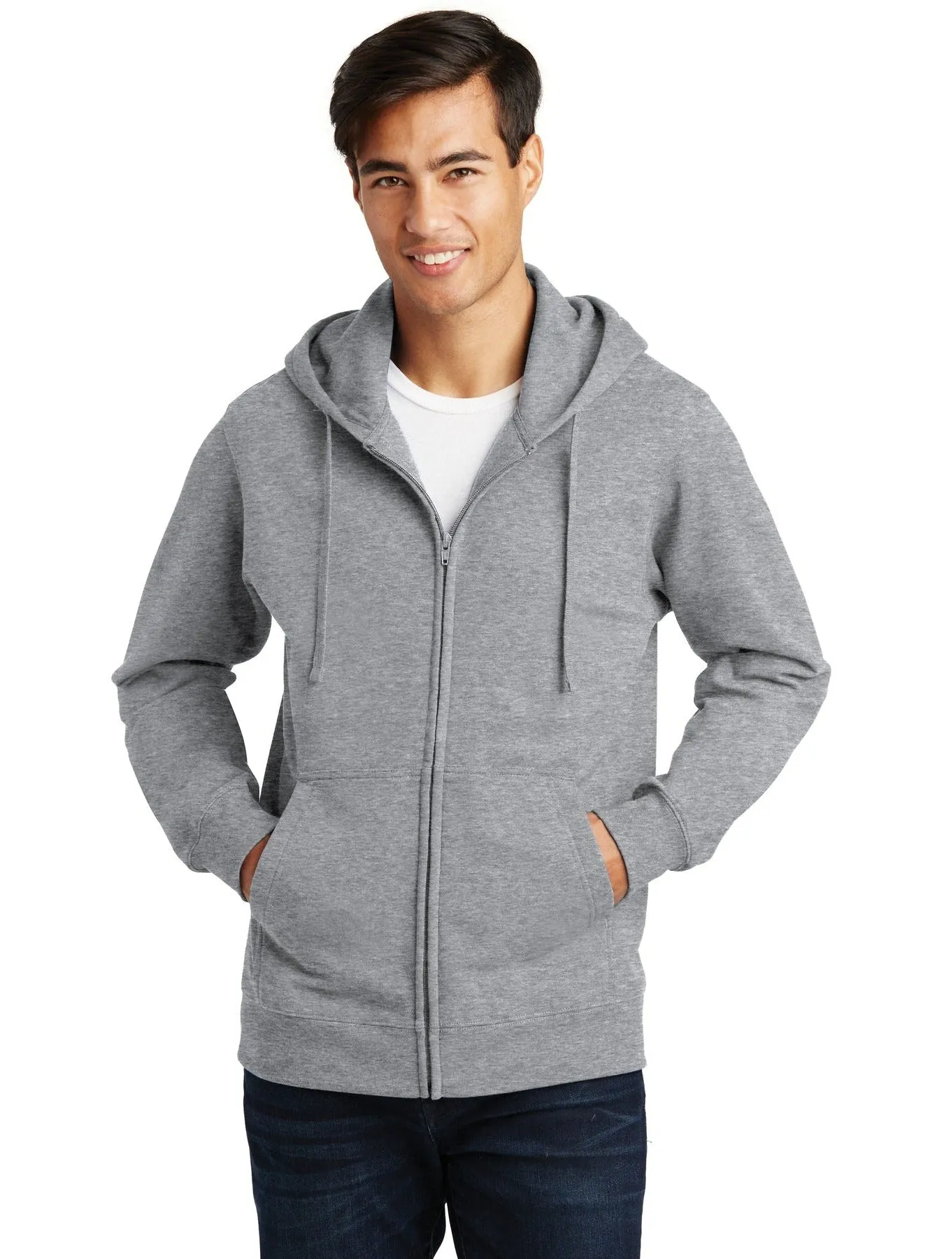 Port & Company Fan Favorite Fleece Full-Zip Hooded Sweatshirt