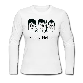 "Heavy Metals" - Women's Long Sleeve T-Shirt