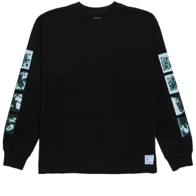 Rassvet Flower Long Sleeve T-Shirt - Black