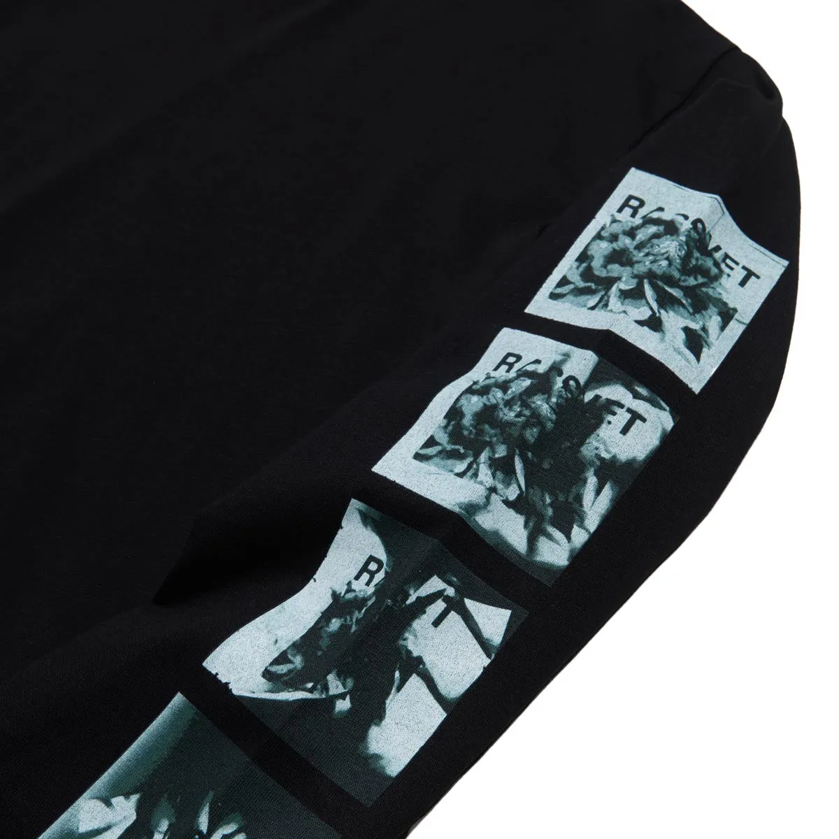 Rassvet Flower Long Sleeve T-Shirt - Black