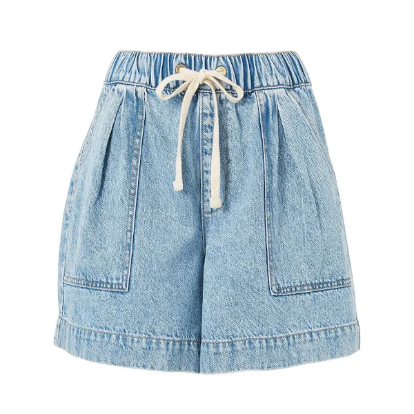 Relaxed Everyday Short - Vintage Blue Denim