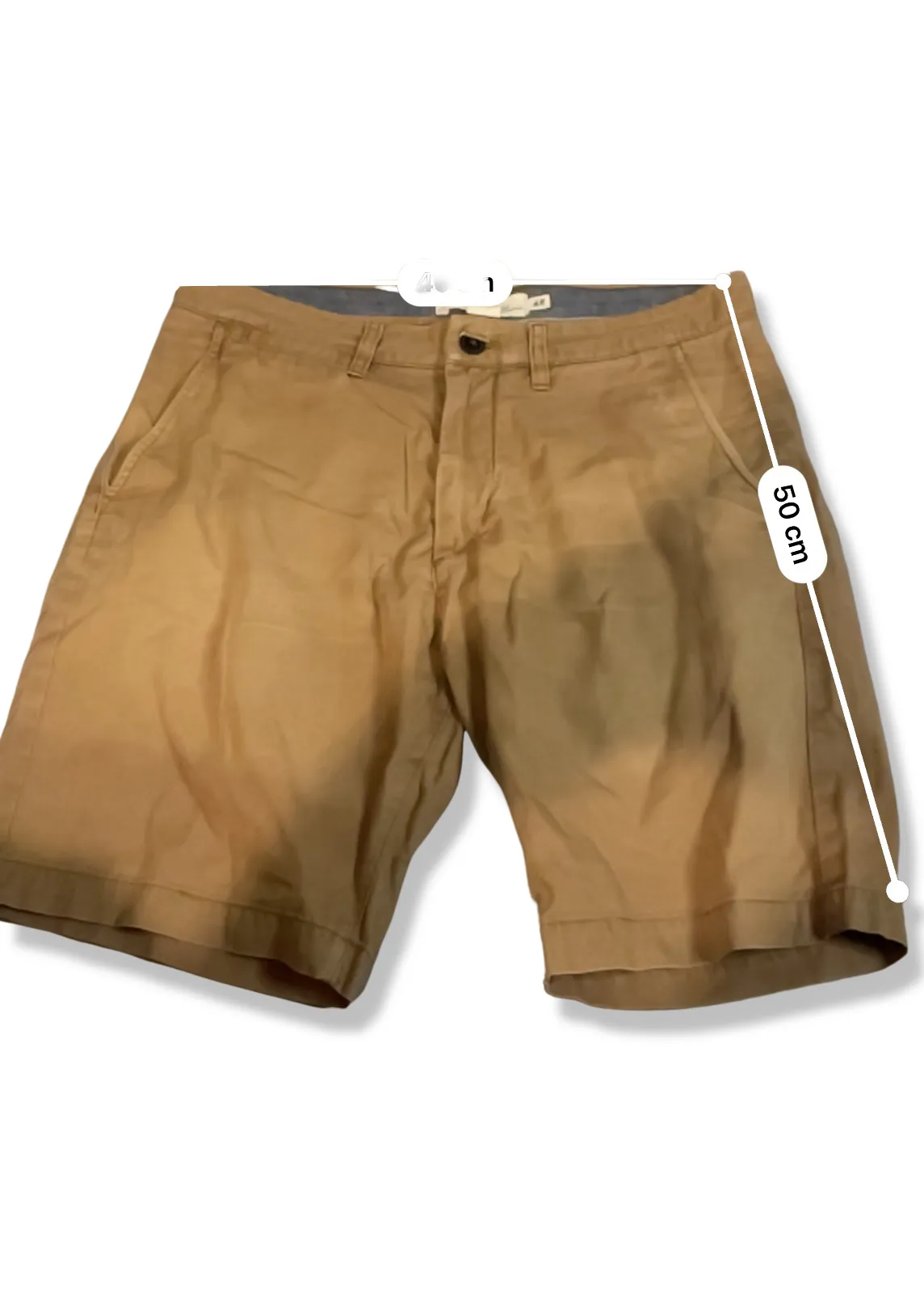 Rubynee Vintage y2k H&M Mens Chinos Khaki shorts