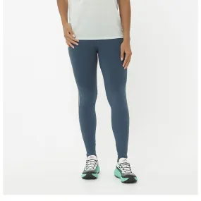 Salomon | Women's Sense Aero Stow Tights - Midnight Navy