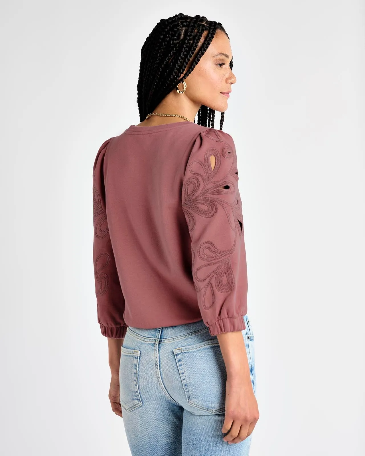 Serena Embroidered Sweatshirt