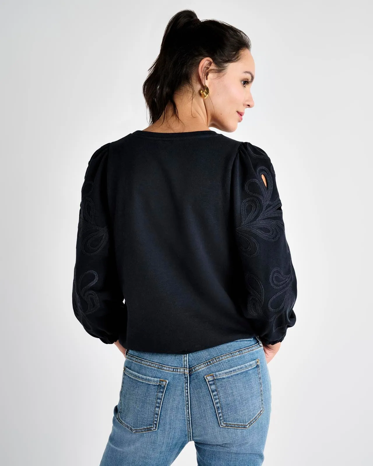 Serena Embroidered Sweatshirt