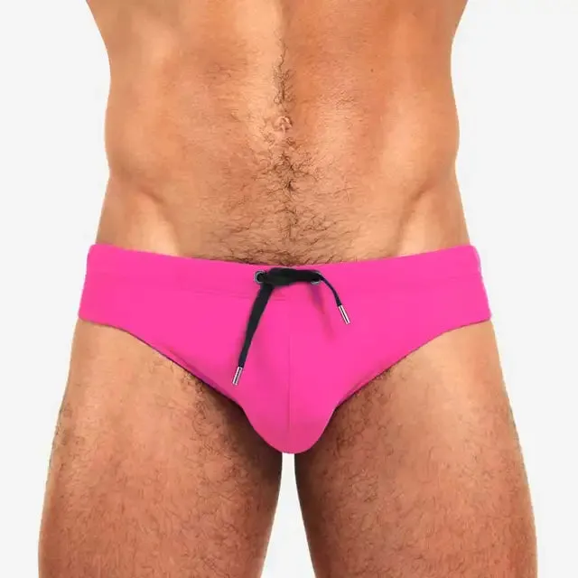 Sexy Low Waist Solid Pad Brief