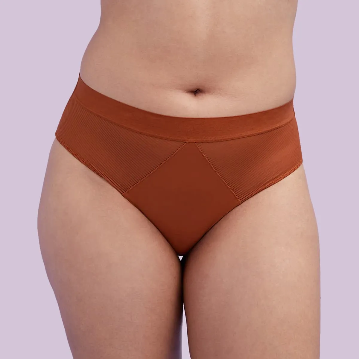 Shadow Stripe Mid-Rise Brief