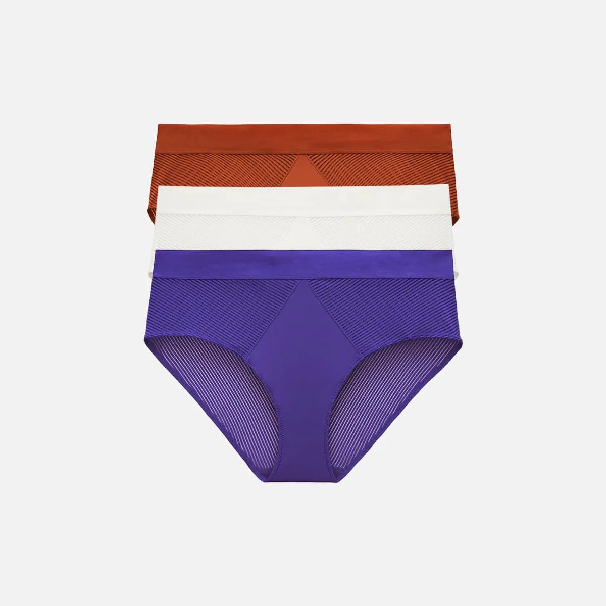 Shadow Stripe Mid-Rise Brief