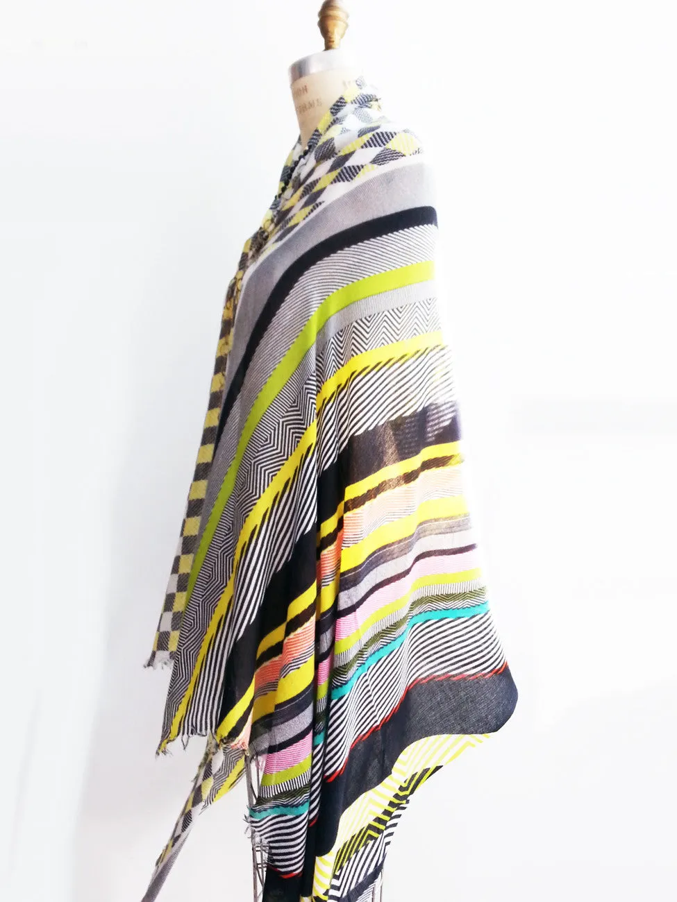 Shawl Silk Cashmere Modal Digital Print