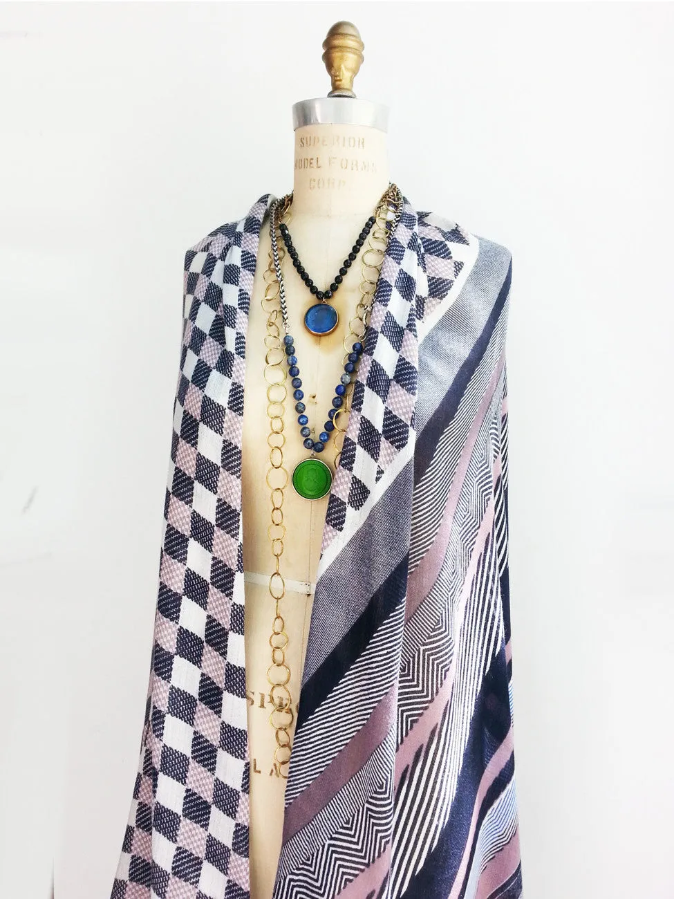 Shawl Silk Cashmere Modal Digital Print