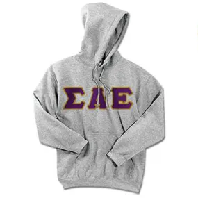 Sigma Alpha Epsilon Standards Hooded Sweatshirt - G185 - TWILL