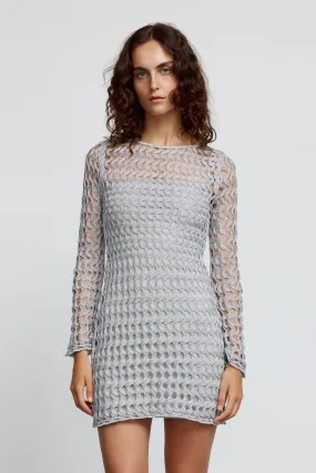 Significant Other Adley Mini Dress in Silver