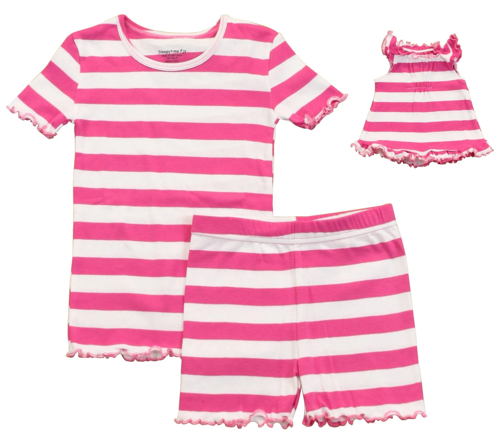 SleepytimePJs Family Matching Cotton Striped Pajama Sets