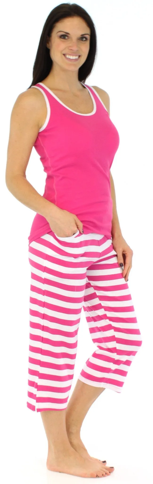 SleepytimePJs Family Matching Cotton Striped Pajama Sets