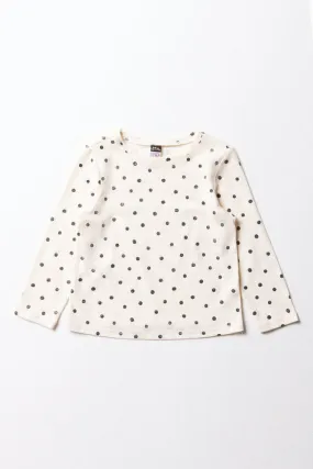 Spot Long Sleeve T-Shirt White