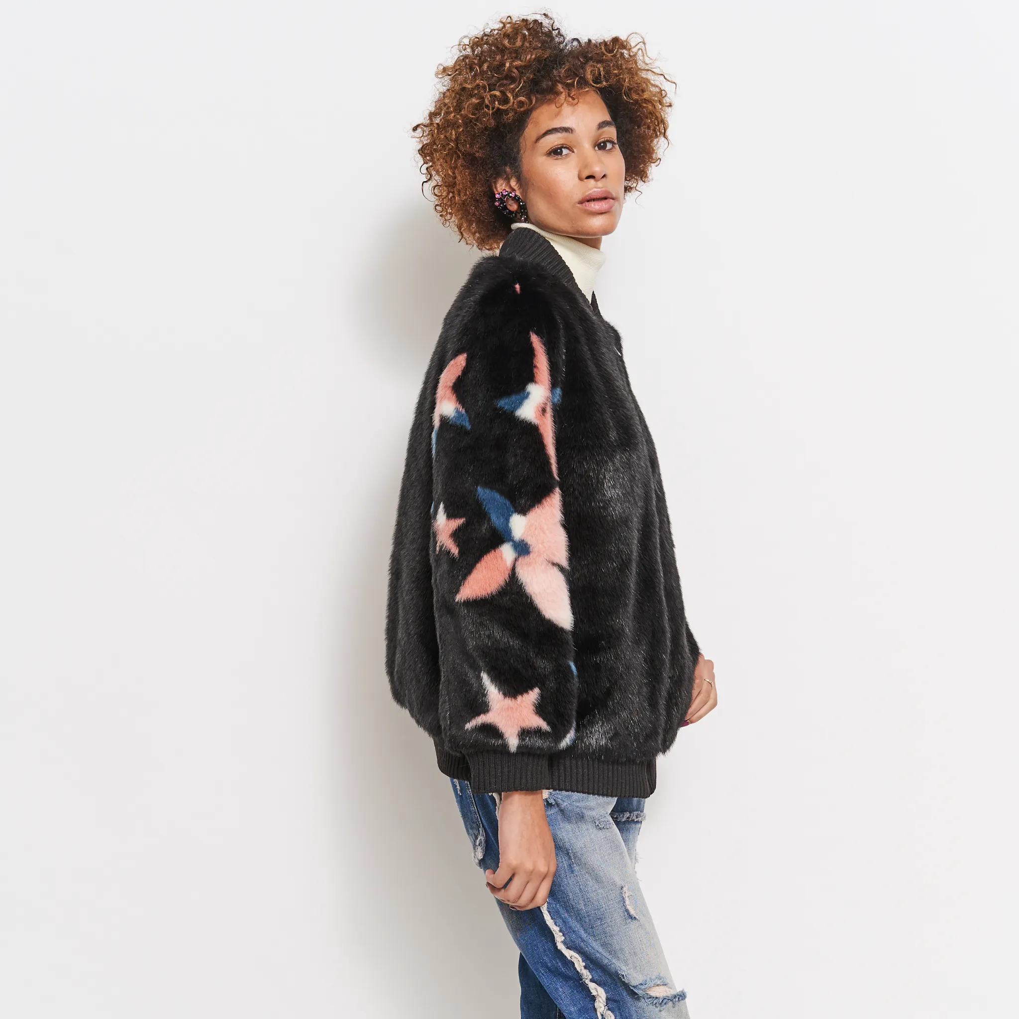 Star Sleeve Bomber