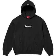 Supreme Box Logo Hooded Sweatshirt Sweatshirt (FW24) Black