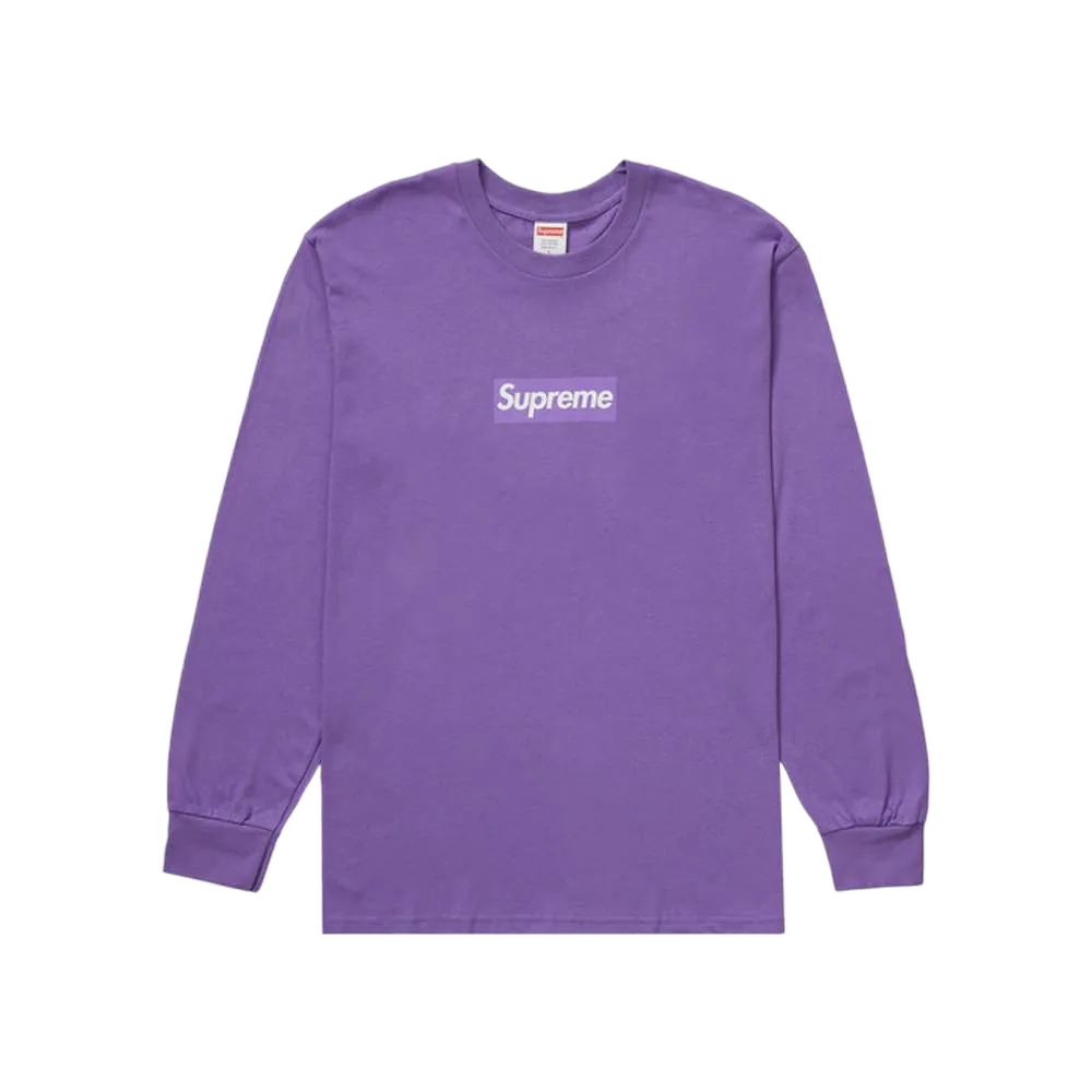 Supreme Box Logo L/S Tee Purple