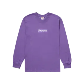 Supreme Box Logo L/S Tee Purple