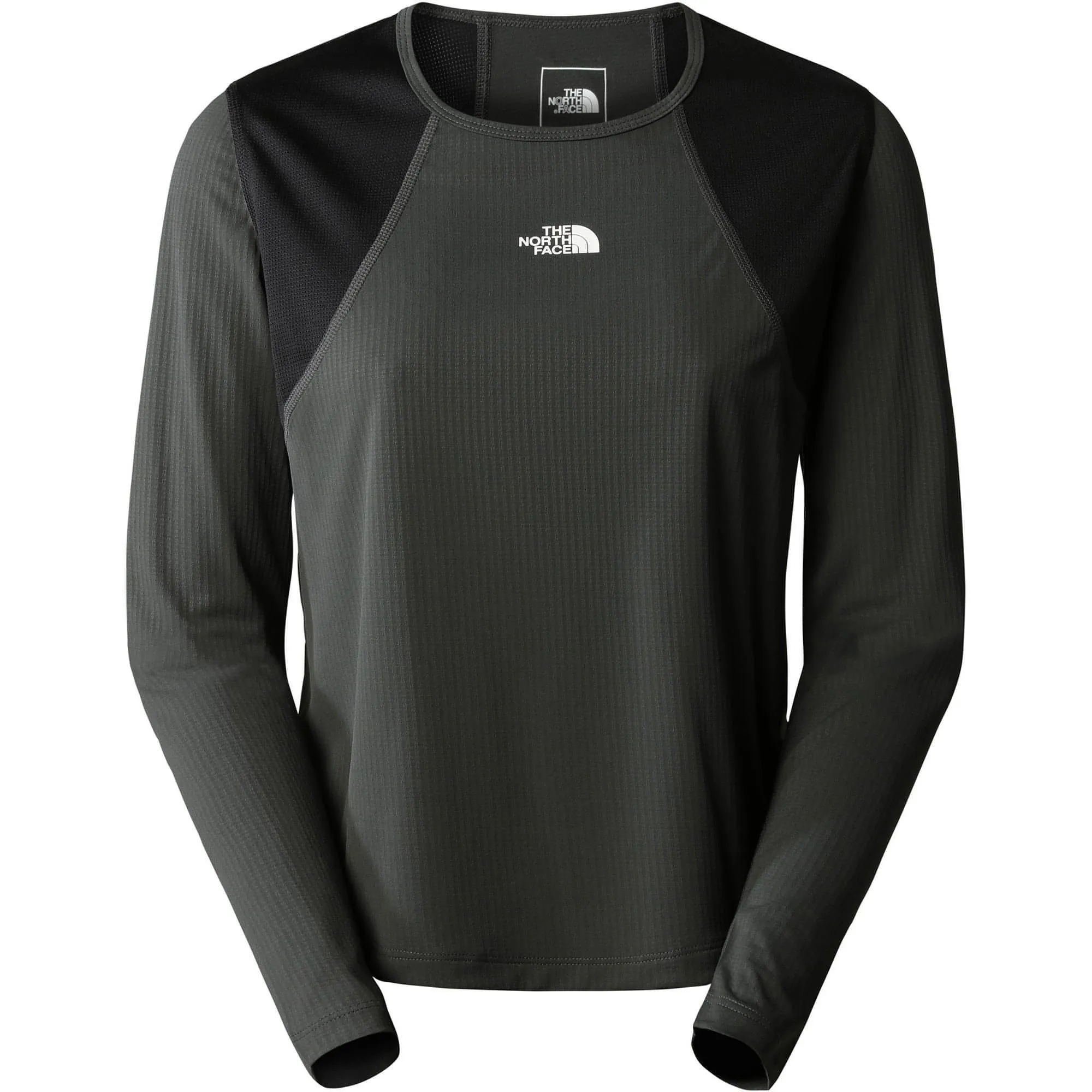 The North Face Lightbright Long Sleeve Womens Running Top - Grey