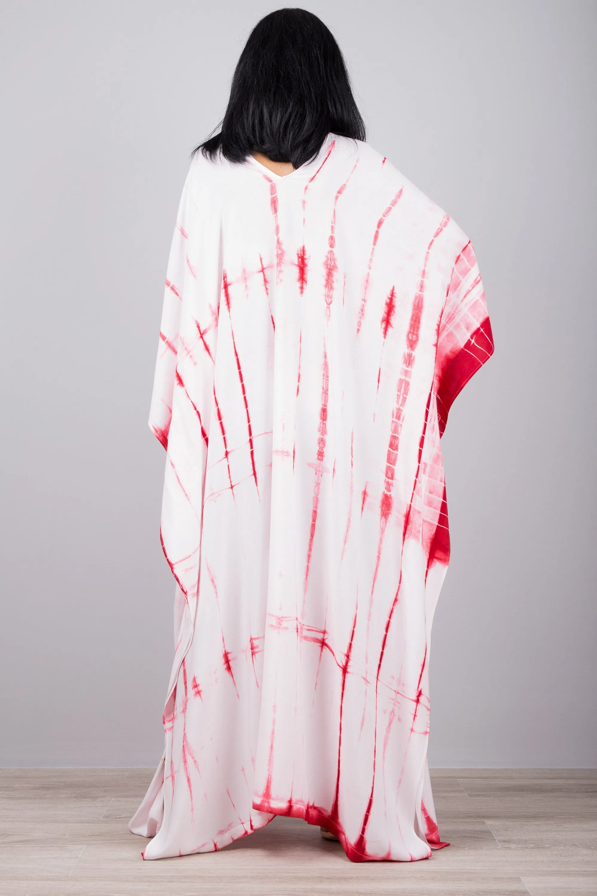 Tie dye kaftan dress