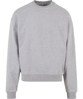 Ultra-heavy cotton crew neck | Heather Grey