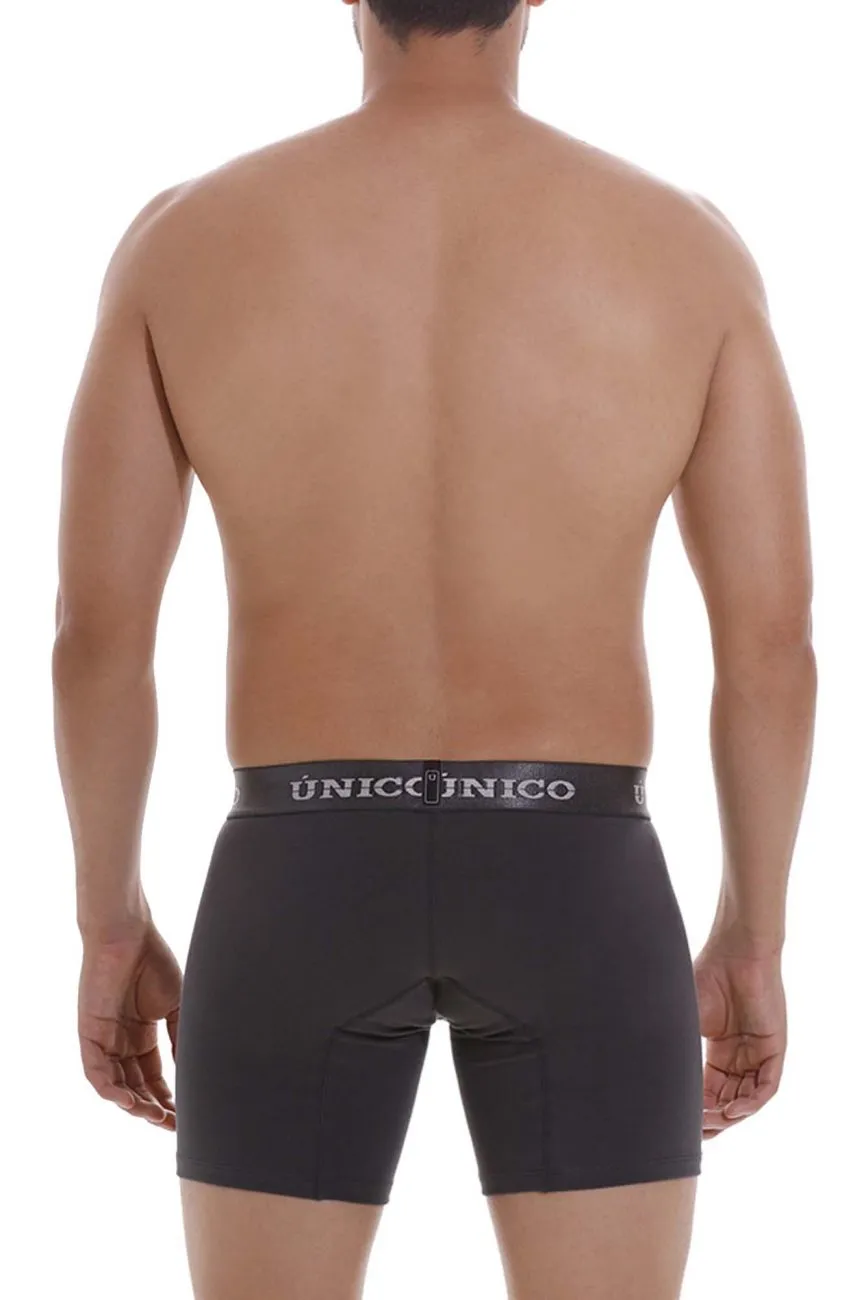 Unico 22120100204 Asfalto A22 Boxer Briefs Color 96-Dark Gray